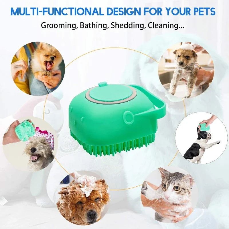 Silicone Pet Bath Brush